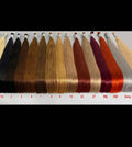 Variety of extensions 100% human hair